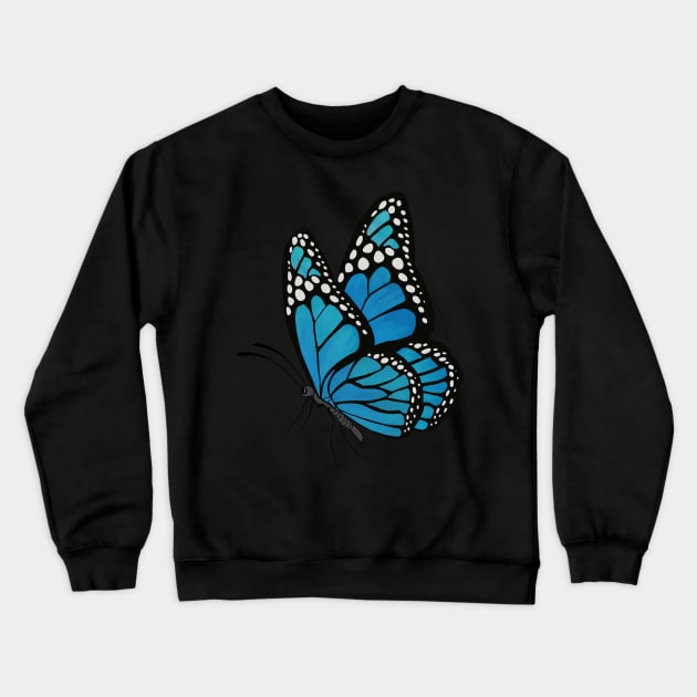 Little butterfly Crewneck Sweatshirt by quirkyandkind